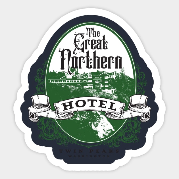 The Great Northern Hotel Sticker by MindsparkCreative